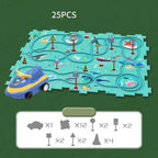 🚗Autumn Hot Sales -50% OFF🔥Children's Educational Puzzle Track Car Play Set🧩