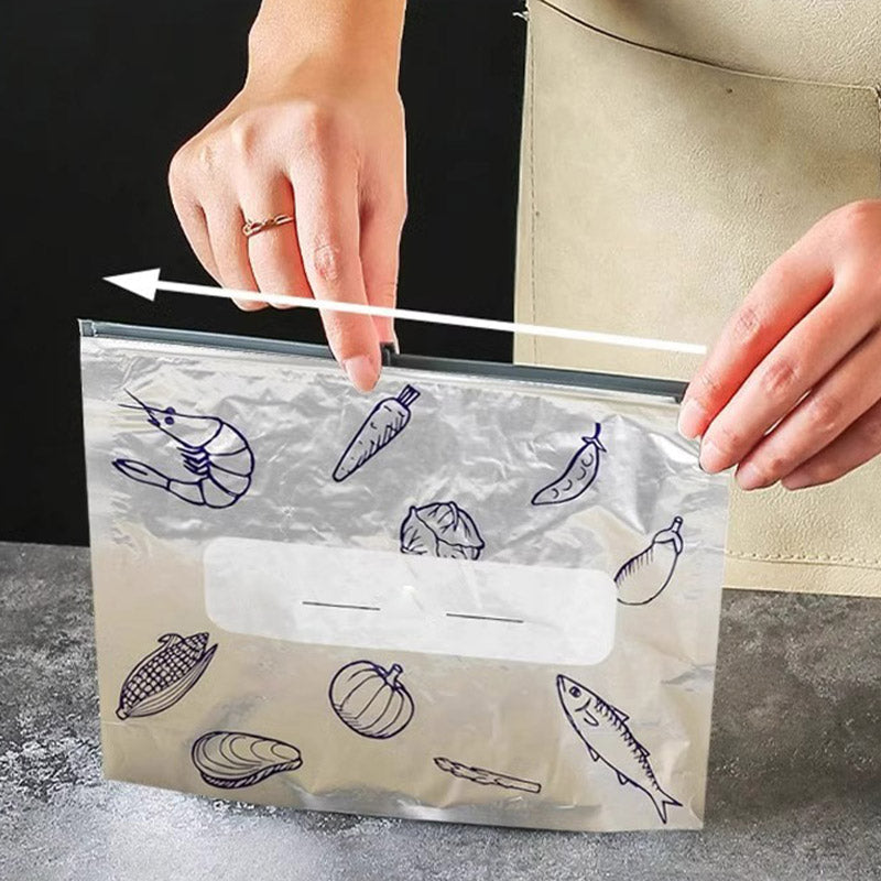 🍗50% off, while stocks last!🥦Reusable Aluminum Foil Sealable Storage Bags