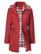 🔥Solid Color Casual Jackets, Waterproof and Windproof Coats, Hooded Windbreakers