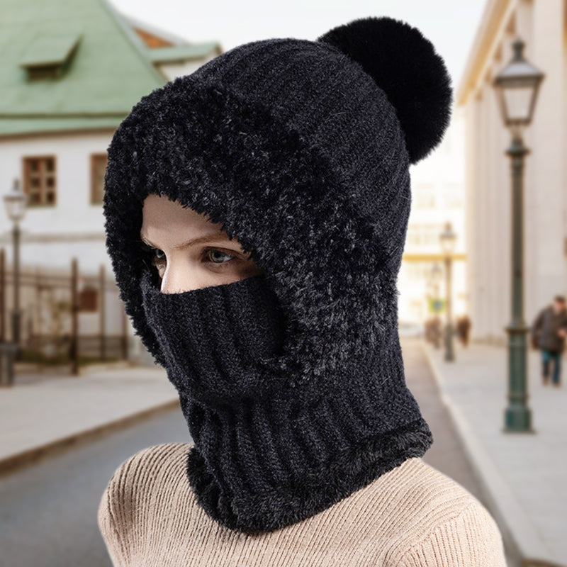 👛 50% OFF NOW! 💖Women's Winter One-Piece Knitted Beanie Scarf Mask