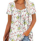 🌸Summer Specials💗Women's Summer Pleated Printed Short-Sleeves
