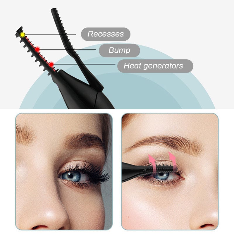 🔥🎅EARLY CHRISTMAS SALE -50% OFF 🎄2025 Rechargeable Heated Eyelash Curler for Quick Heating Curling