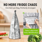 🍗50% off, while stocks last!🥦Reusable Aluminum Foil Sealable Storage Bags