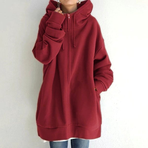 50% OFF🌷Women's Autumn/Winter Zipper Hooded Sweater