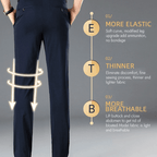 🔥 LAST DAY PROMOTION - 50%OFF 🔥👑Fliwos® Men's  Stretch Iron-free Dress Pants