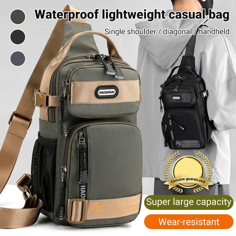 💼 50% OFF! 🔥 2025 Adjustable Oxford Cloth Casual Chest Bag – Stylish & Durable ✨