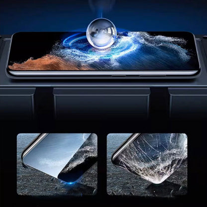 4K HD/Anti-Peeping Displayschutzfolie aus gehärtetem Glas mit automatischer Staubentfernung für die Samsung Galaxy S Serie