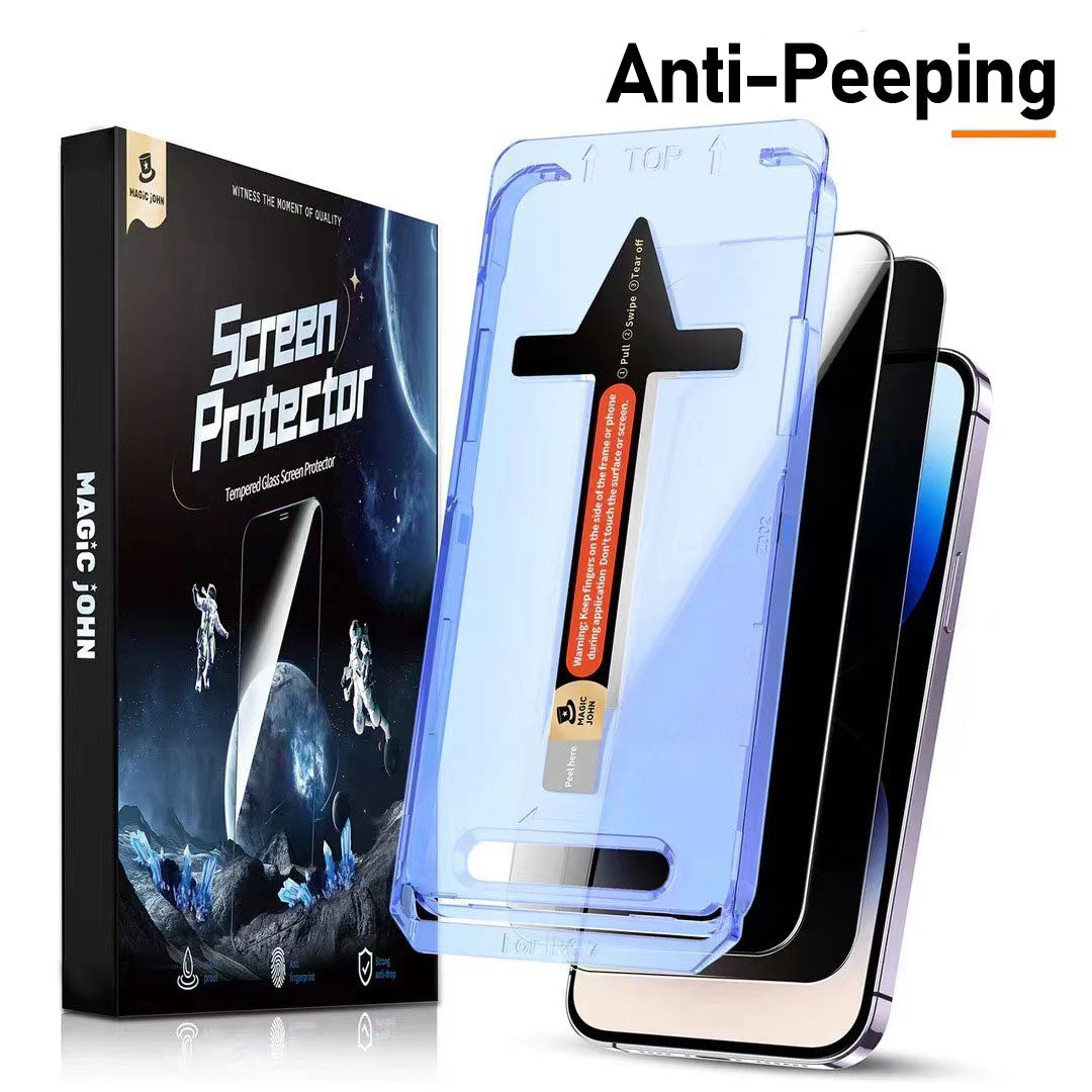 💥Kaufen Sie eins und bekommen Sie eins gratis🔥HD/Anti-Peeping-Displayschutz aus gehärtetem Glas mit Auto-Alignment-Kit