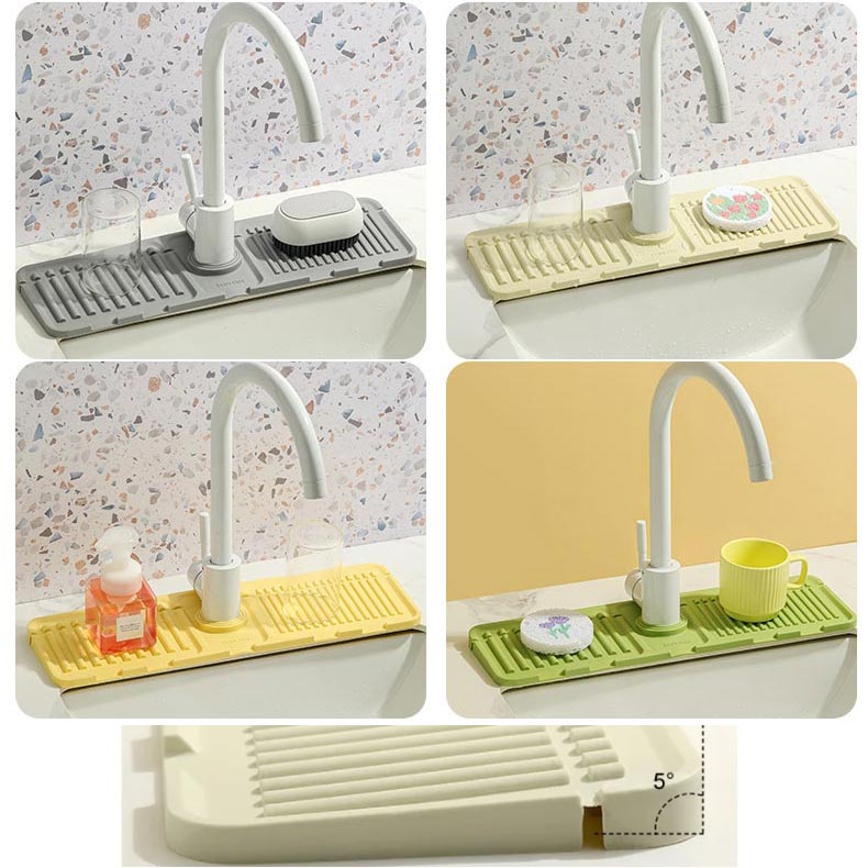 🎉🎉FREE SHOPPING🎉🎉🔥BUY 1 GET 1 FREE🔥 Faucet Splash Guard Draining Tray Mat