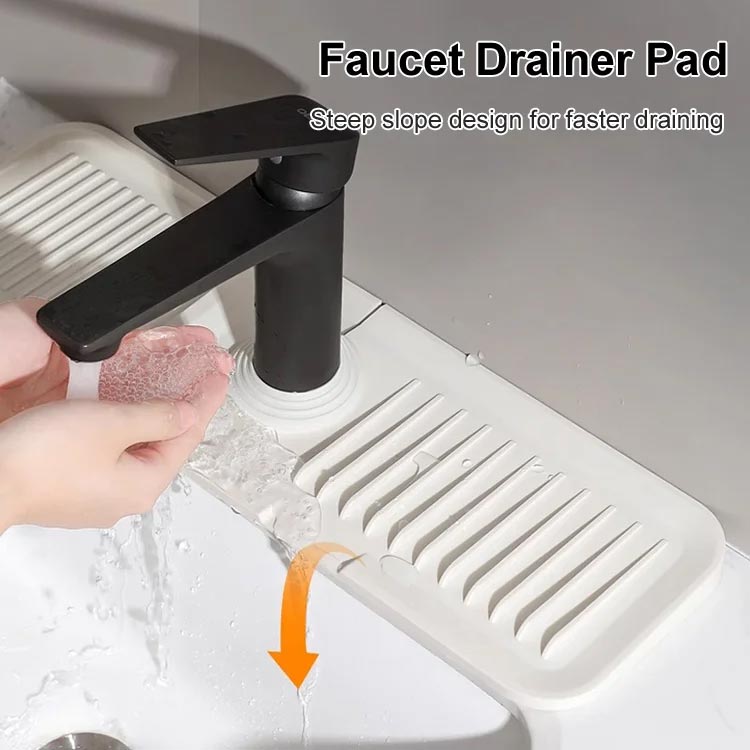 🎉🎉FREE SHOPPING🎉🎉🔥BUY 1 GET 1 FREE🔥 Faucet Splash Guard Draining Tray Mat