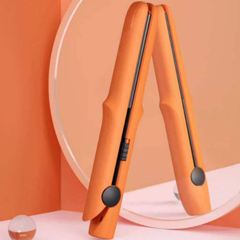 🔥Limited stock available 50% OFF🔥2-in-1 Mini Curling Wand & Flat Iron Hair Straightener