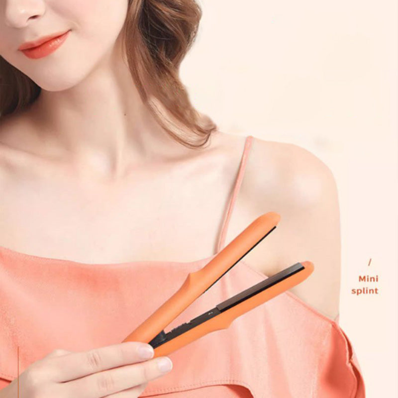 🔥Limited stock available 50% OFF🔥2-in-1 Mini Curling Wand & Flat Iron Hair Straightener