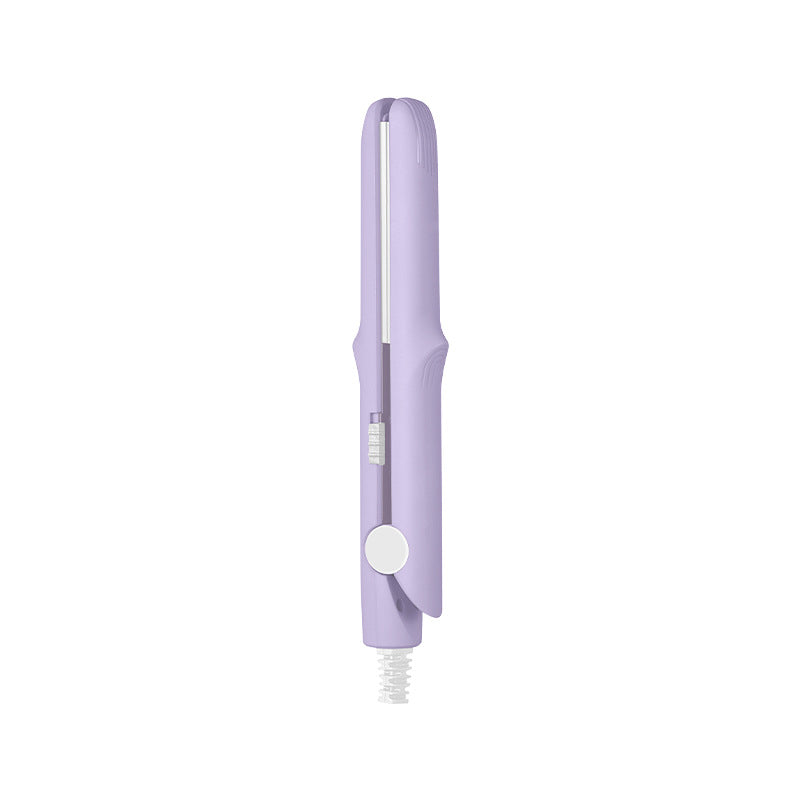 🔥Limited stock available 50% OFF🔥2-in-1 Mini Curling Wand & Flat Iron Hair Straightener
