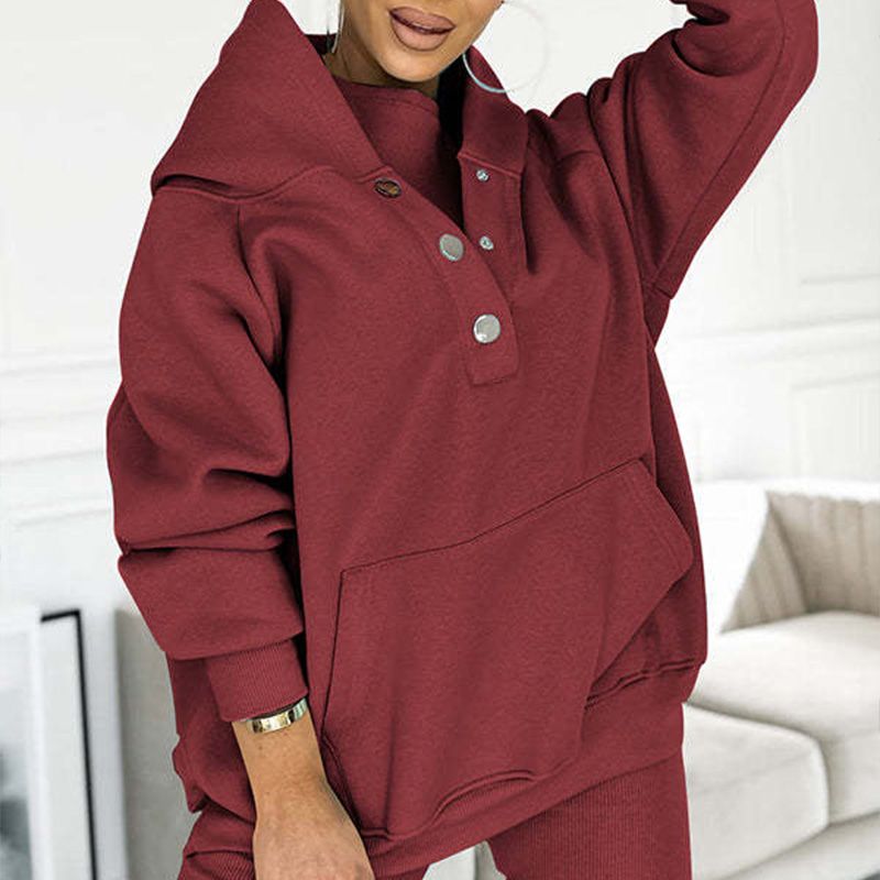 👚 50% OFF  Vest + Hoodie+ Pants💜 Hooded Sweatshirt Suit - Ultra-Soft Fabric with Relaxed Fit for Lounge or Sportswear, Quick-Dry & Comfortable 🏃‍♀️📦
