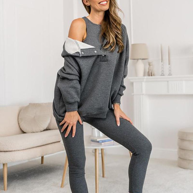 👚 50% OFF  Vest + Hoodie+ Pants💜 Hooded Sweatshirt Suit - Ultra-Soft Fabric with Relaxed Fit for Lounge or Sportswear, Quick-Dry & Comfortable 🏃‍♀️📦