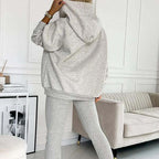 👚 50% OFF  Vest + Hoodie+ Pants💜 Hooded Sweatshirt Suit - Ultra-Soft Fabric with Relaxed Fit for Lounge or Sportswear, Quick-Dry & Comfortable 🏃‍♀️📦