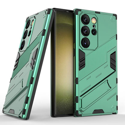 Ultra Punk TPU Shockproof Kickstand Phone Case for Galaxy S24