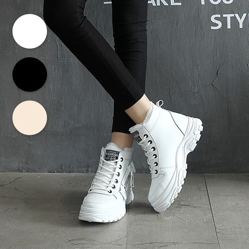 🔥 LAST DAY PROMOTION - 50%OFF 🔥Women's Waterproof Lace-Up Warm Ankle Boots
