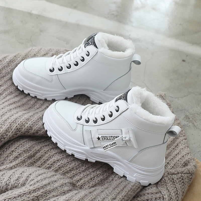 🔥 LAST DAY PROMOTION - 50%OFF 🔥Women's Waterproof Lace-Up Warm Ankle Boots