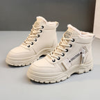 🔥 LAST DAY PROMOTION - 50%OFF 🔥Women's Waterproof Lace-Up Warm Ankle Boots