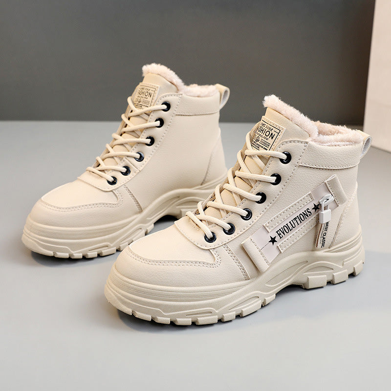 🔥 LAST DAY PROMOTION - 50%OFF 🔥Women's Waterproof Lace-Up Warm Ankle Boots
