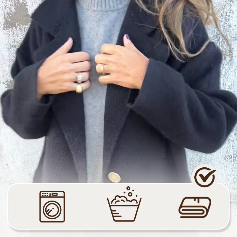 🔥50% off, while stocks last! 🎉Women's Long-sleeve Tweed Lapel Coat