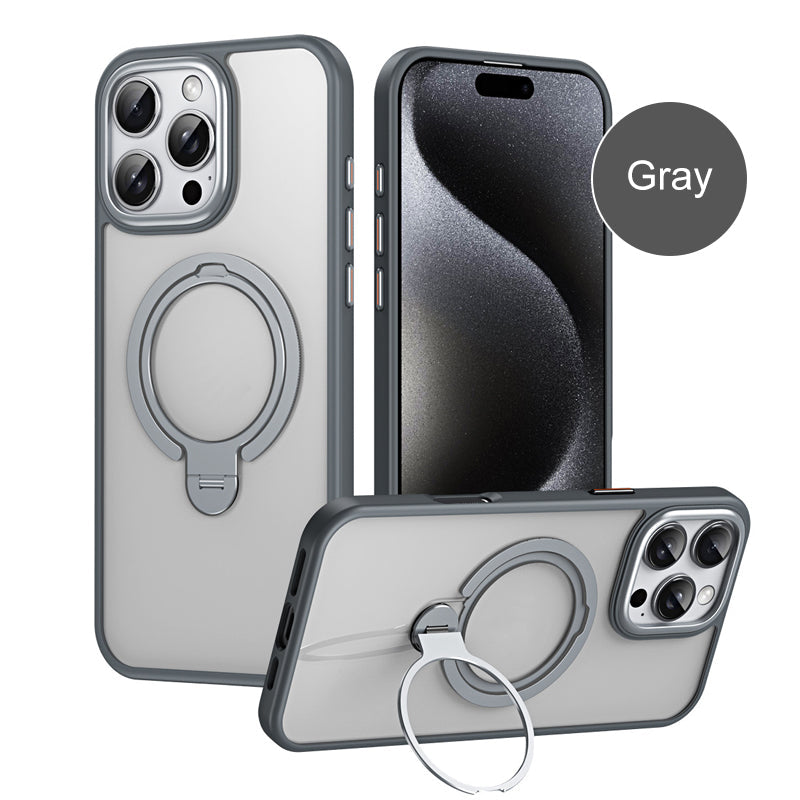 💥Hohe Optik und hohe Qualität💥 360°Rotatable Invisible Magnetic Stand Phone Case