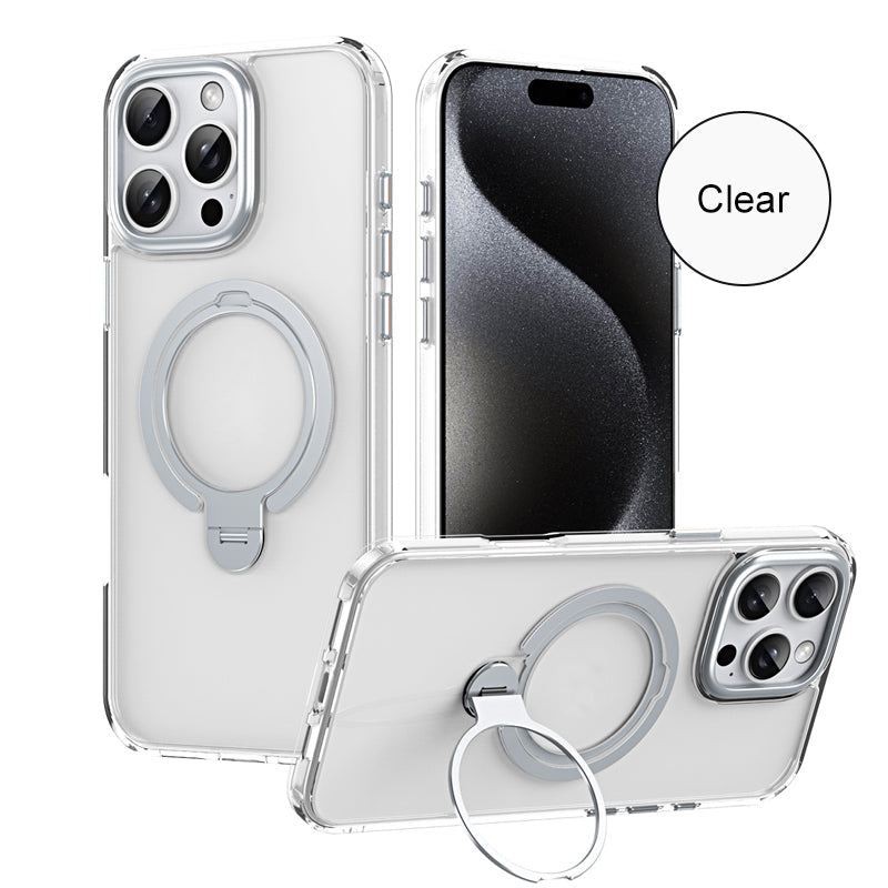 💥Hohe Optik und hohe Qualität💥 360°Rotatable Invisible Magnetic Stand Phone Case