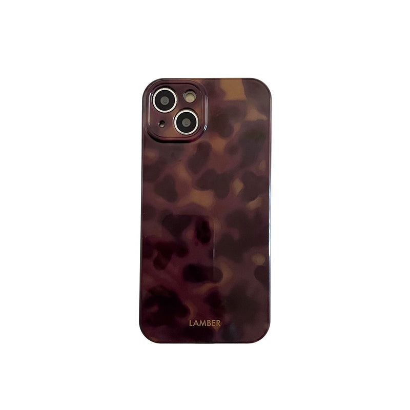 Stylish Brown Leopard Print Phone Case for iPhone✨ Handyhüllen passend für Herbst und Winter