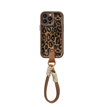 50% Rabatt🔥Heißer Stil🔥Modetrends 🔥Leopard Print Tasche für iPhone mit Lanyard