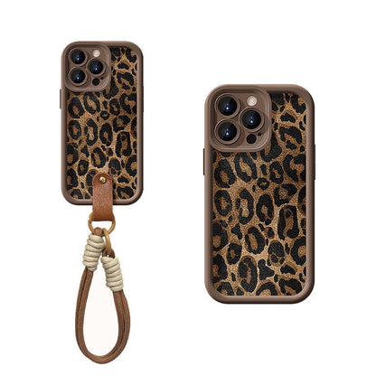 50% Rabatt🔥Heißer Stil🔥Modetrends 🔥Leopard Print Tasche für iPhone mit Lanyard