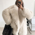 💥FREE SHOPPING💥🔥🖤Winter Pre-Sale Women's Fur Coat, Plush Lining, Soft Collar, Free Shipping (Cozy Edition)