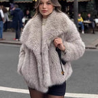 💥FREE SHOPPING💥🔥🖤Winter Pre-Sale Women's Fur Coat, Plush Lining, Soft Collar, Free Shipping (Cozy Edition)