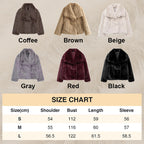 💥FREE SHOPPING💥🔥🖤Winter Pre-Sale Women's Fur Coat, Plush Lining, Soft Collar, Free Shipping (Cozy Edition)