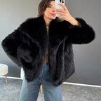 💥FREE SHOPPING💥🔥🖤Winter Pre-Sale Women's Fur Coat, Plush Lining, Soft Collar, Free Shipping (Cozy Edition)