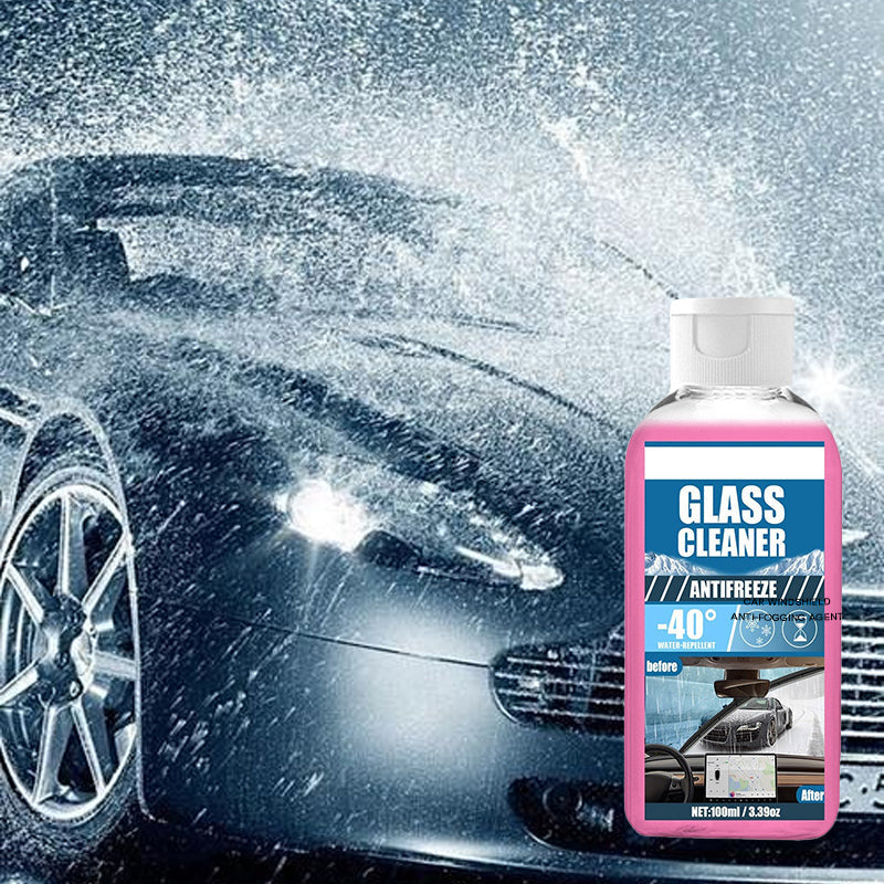 Powerful Windshield Cleaner with Frost Resistance