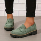 🔥 LAST DAY PROMOTION - 50%OFF 🔥Women's Comfortable Chunky Slip On Platform Loafers
