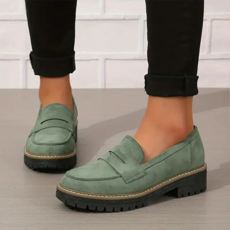 🔥 LAST DAY PROMOTION - 50%OFF 🔥Women's Comfortable Chunky Slip On Platform Loafers