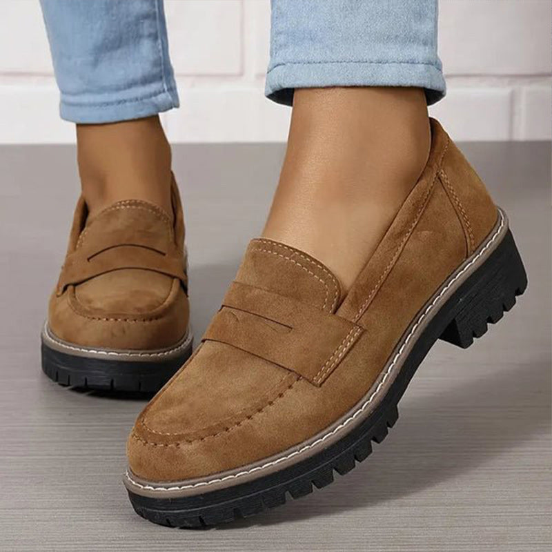 🔥 LAST DAY PROMOTION - 50%OFF 🔥Women's Comfortable Chunky Slip On Platform Loafers