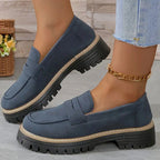 🔥 LAST DAY PROMOTION - 50%OFF 🔥Women's Comfortable Chunky Slip On Platform Loafers