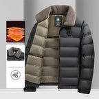 💥Limited-time offer, while stocks last❄️Men's Lapel Cotton Padded Jacket -👍Warm and Waterproof!