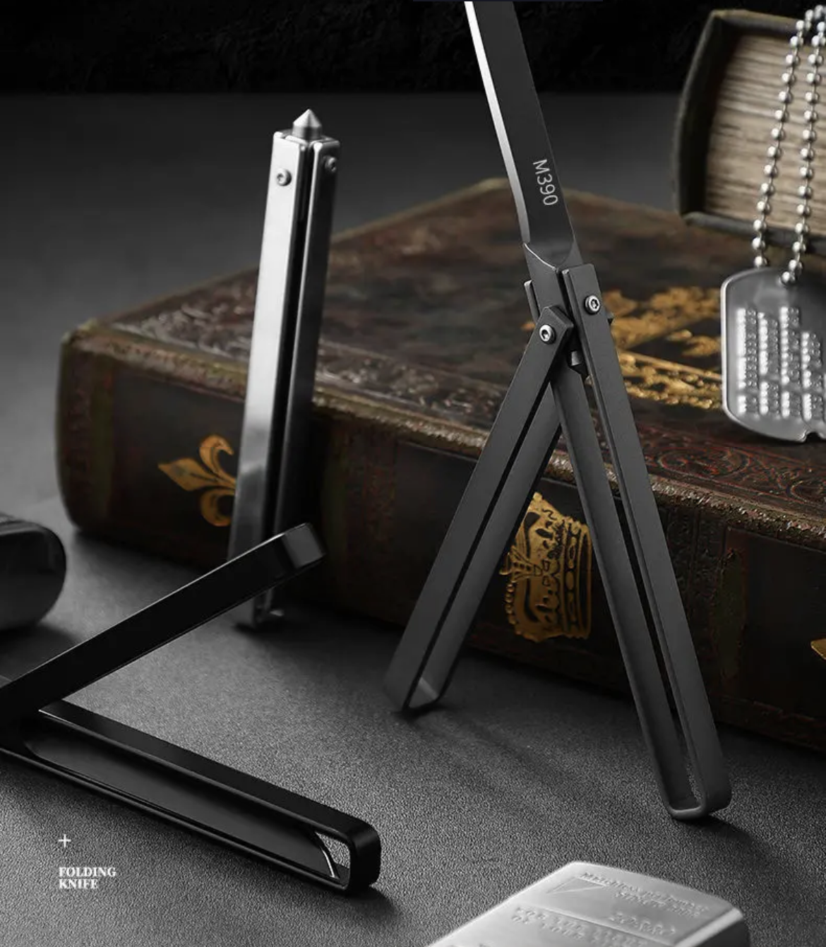🔥50% off, while stocks last! 🎉M390 CNC Folding Broken Window Pocket Knives