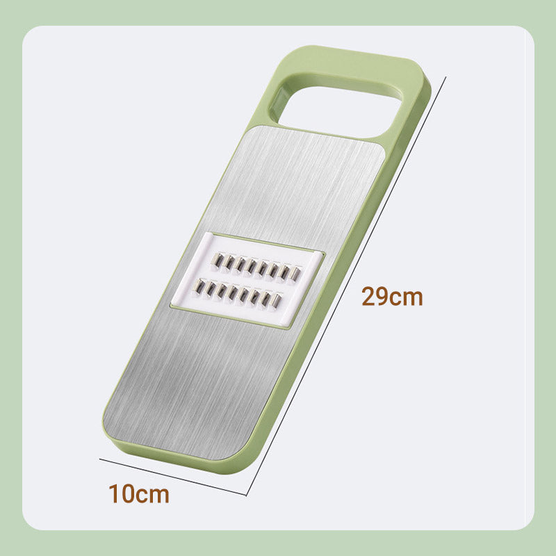 🔪 BUY 2 GET 1 FREE! ✨ 7-in-1 Stainless Steel Kitchen Chopper - Dices, Slices, Grates with Hand Guard for Safe & Fast Food Prep 🥒📦