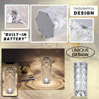🎁🔥2025 Hot Sale 50%OFF🎁Touching Control Rose Crystal Lamp
