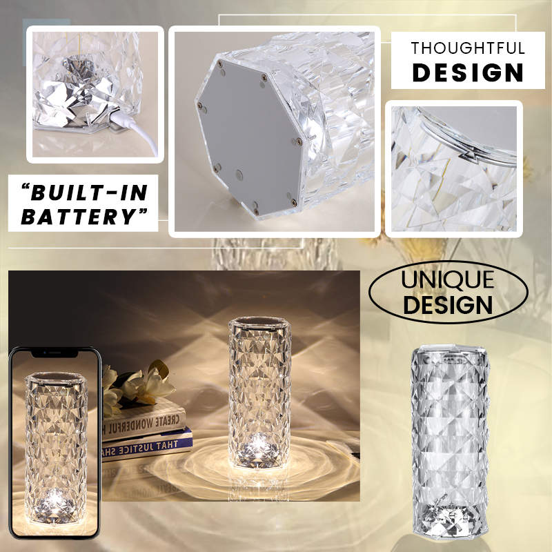 🎁🔥2025 Hot Sale 50%OFF🎁Touching Control Rose Crystal Lamp