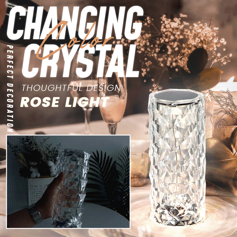 🎁🔥2025 Hot Sale 50%OFF🎁Touching Control Rose Crystal Lamp