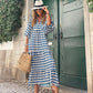 🎊50% off for a limited time🎊2025 Popular Women's Elegant Puff Sleeve Floral Boho Maxi Dress
