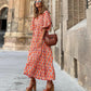 🎊50% off for a limited time🎊2025 Popular Women's Elegant Puff Sleeve Floral Boho Maxi Dress
