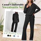 💥FREE SHOPPING💥👚 50% OFF NOW! 💖 Women's Casual Sweatsuits Set - Soft & Breathable Fabric, Perfect for Lounge or Sport, Relaxed Fit 🌸📦