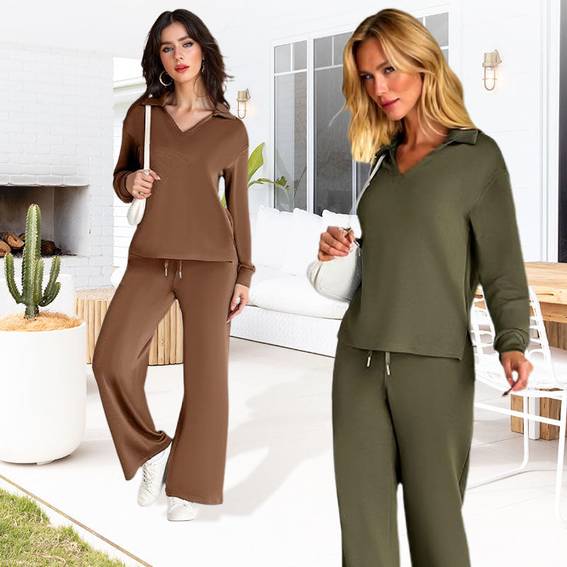 💥FREE SHOPPING💥👚 50% OFF NOW! 💖 Women's Casual Sweatsuits Set - Soft & Breathable Fabric, Perfect for Lounge or Sport, Relaxed Fit 🌸📦